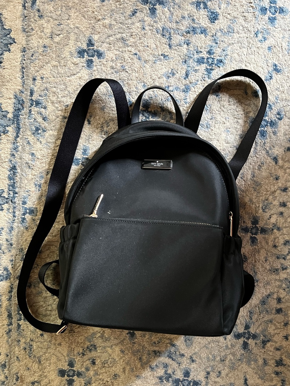 NWT Kate Spade Black Nylon Mini Backpack